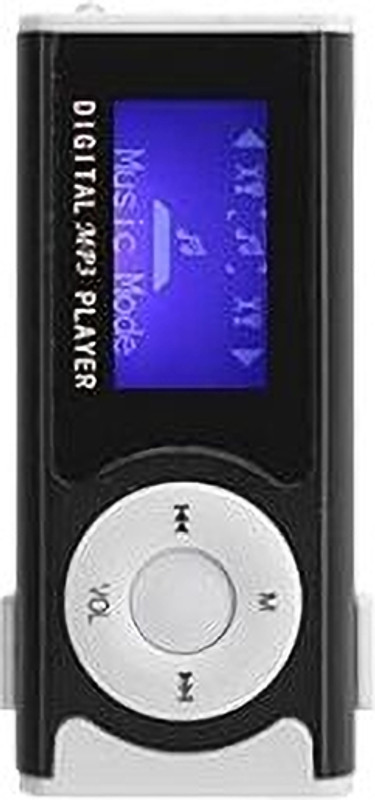 Lipzie Portable MP3 Player Set with Flashlight, Earphones, USB Cable & Back Clip 16 GB MP3 Player(Black, 1.2 Display)