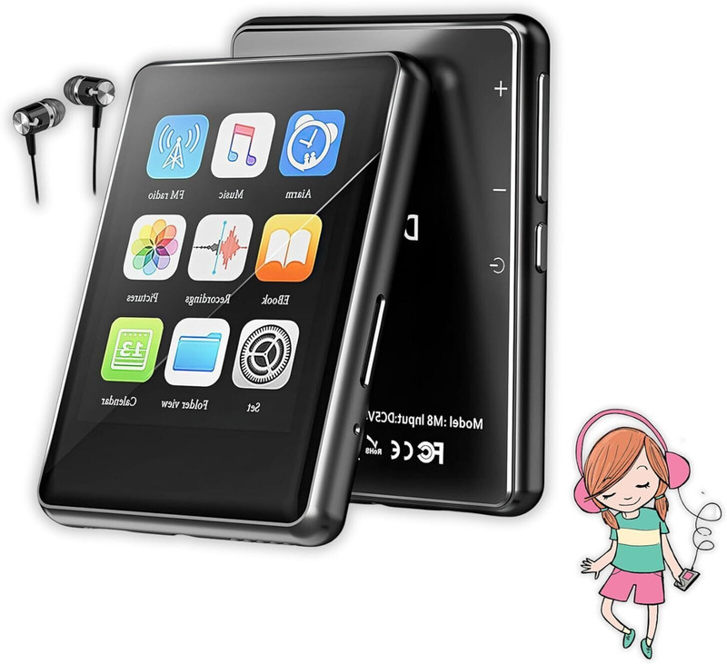 DRUMSTONE All-in-One MP4 Player with Bluetooth, Touch Screen, HD Speaker & More MP4 Player(Black, 6 Display)
