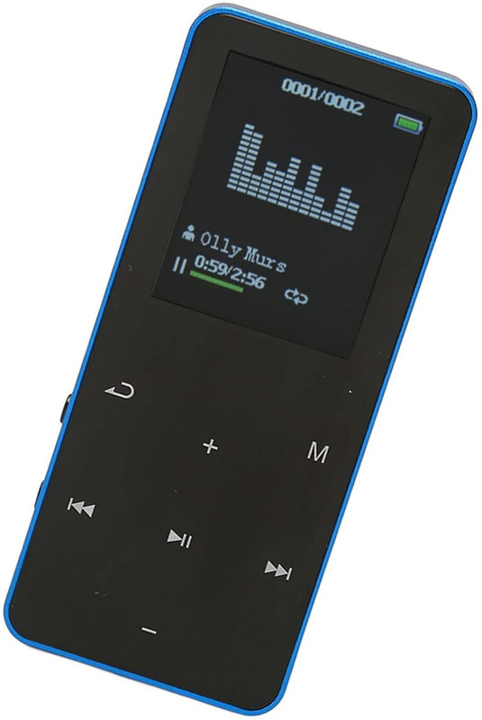 DRUMSTONE 16GB MP3 Player – Noise Reduction, Touch Buttons, and Stylish Blue Design 16 GB MP4 Player(Multicolor, 2.4 Display)