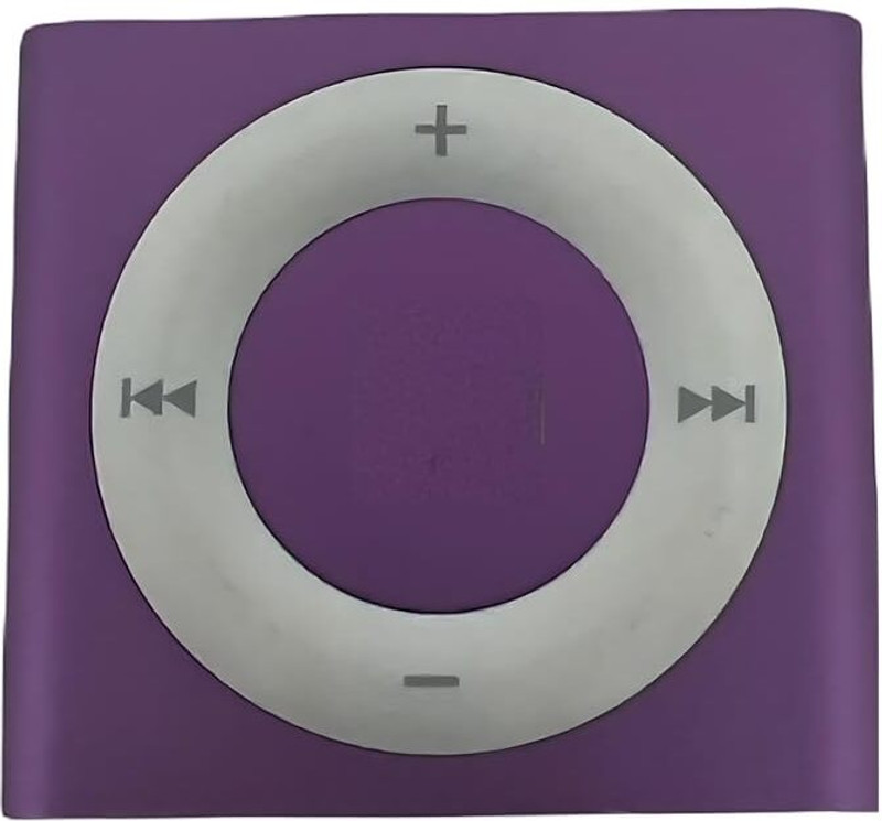 DRUMSTONE iPod Shuffle 4th Gen 2GB Slate - Compact, Lightweight MP3 Player with Clip MP3 Player(Multicolor, 2.4 Display)