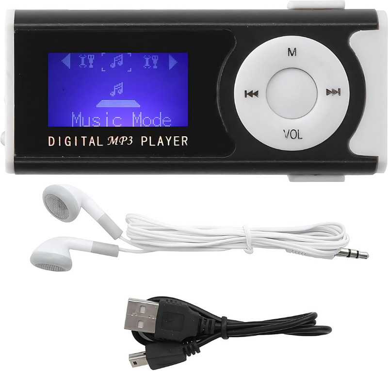DRUMSTONE Portable MP3 Music Player Set 8 GB MP3 Player(Black, 4 Display)