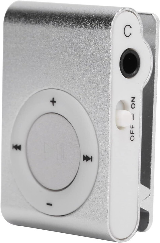Lipzie Portable Mini Player Backclip Mp3 Lossless Sound 8 GB MP3 Player(Silver, 1.2 Display)