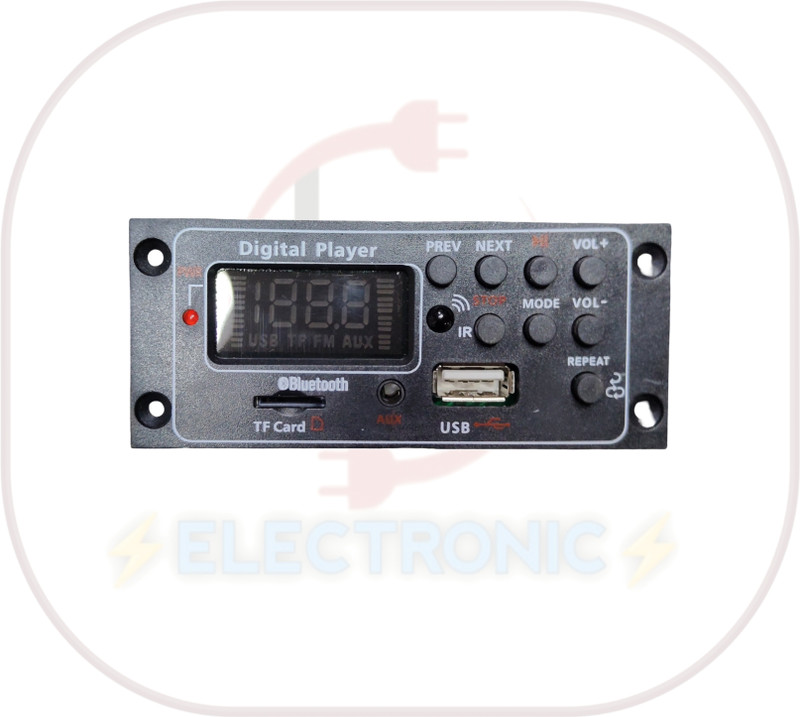 BM ELECTRONIC BME Bluetooth MP3 decoder module with inbuilt Display (Pack of 1) MP3 Player(Black, 1.8 Display)