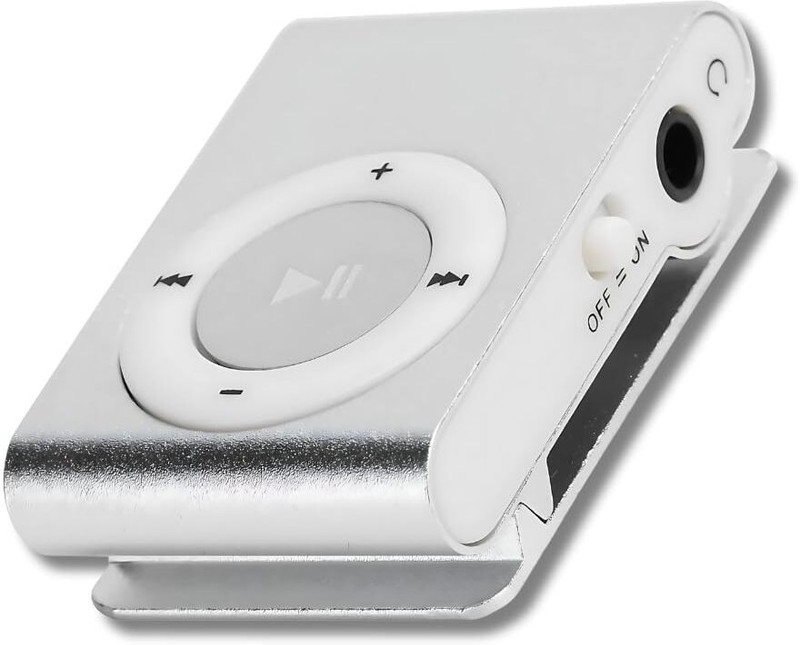 Lipzie MP3 Player | Compact Digital Music Audio Player 8 GB MP3 Player(Silver, 1 Display)
