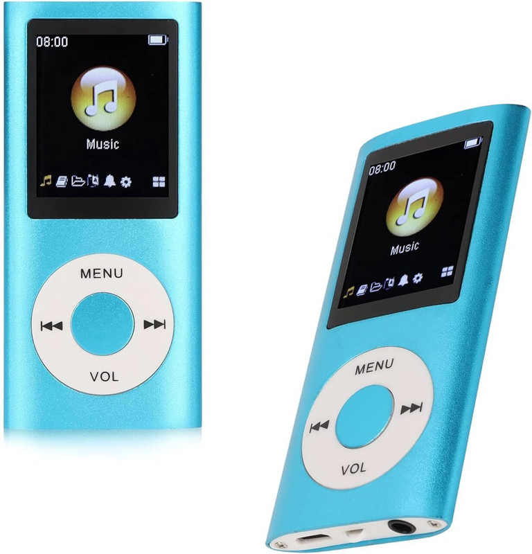 DRUMSTONE KT-007 MP3 Player(Blue, 3.4 Display)