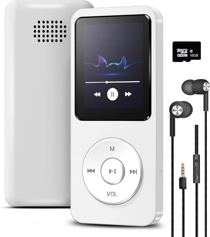 sounce 16GB Bluetooth MP3 Player with FM, Recorder, HiFi Sound & Speaker 16 GB MP3 Player(Blue, 1.8 Display)