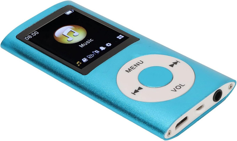 DRUMSTONE HiFi MP3 Player – Slim Design, 1.8 Inch LCD Screen, Ideal for Sports & Running 4 GB MP4 Player(Multicolor, 2.4 Display)