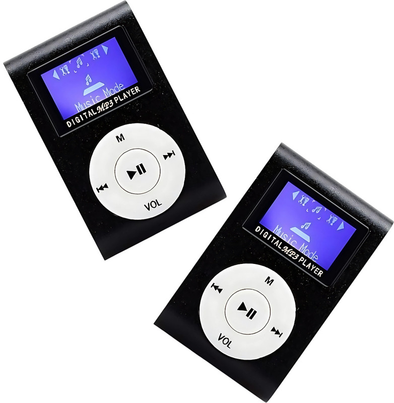 DRUMSTONE Portable Mini MP3 Player with Earphone Portable Music Player - 15 Years Warranty MP3 Player(Silver, 0 Display)