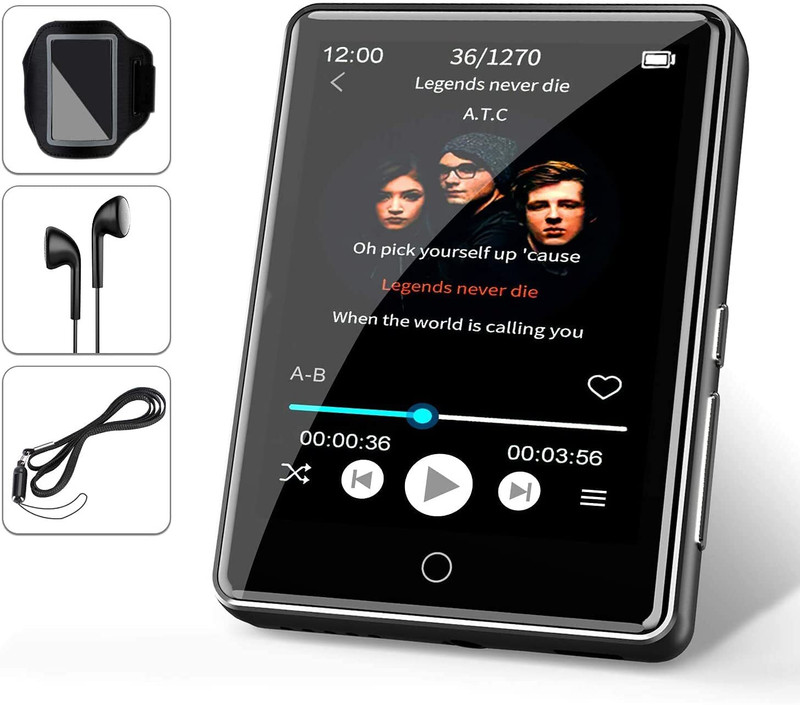 DRUMSTONE Multifunctional HiFi Bluetooth Digital MP4 Music Player - 15 Years Warranty MP4 Player(Black, 1 Display)