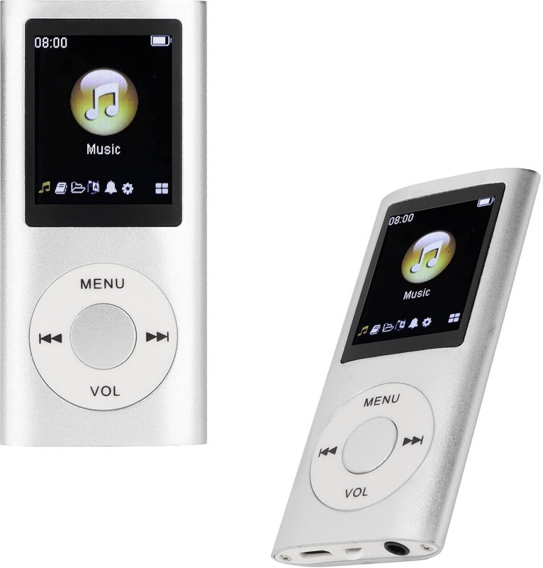 DRUMSTONE KT-005 MP3 Player(Silver, 3.4 Display)
