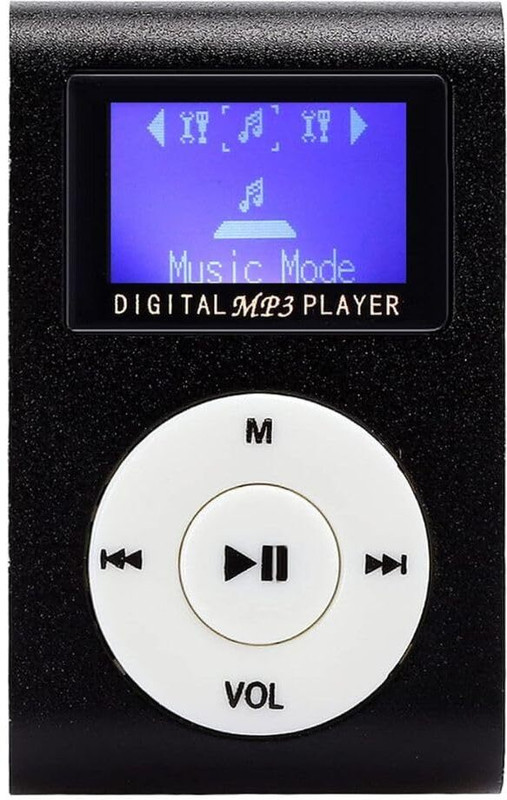 Raptas Mini Music Player – 1.8" LCD Display, MP3 Player 16 GB MP3 Player(Black, 3.4 Display)