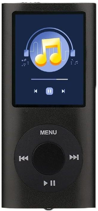 DRUMSTONE HiFi MP3 Player – Slim Design, 1.8 Inch LCD Screen, Ideal for Sports & Running 4 GB MP4 Player(Multicolor, 2.4 Display)
