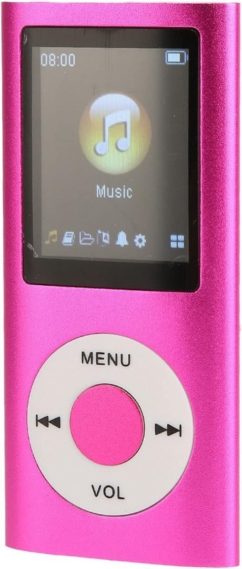 Rhobos Portable Bluetooth MP4 Player, Slim Design, Lossless Sound, LCD Screen 16 GB MP4 Player(Green, 1.8 Display)