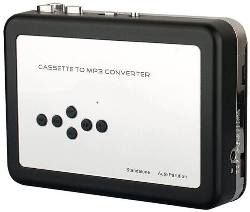 VOOCME Cassette Tape to MP3 Walkman Tape Player MP3 Player(Black, 0 Display)
