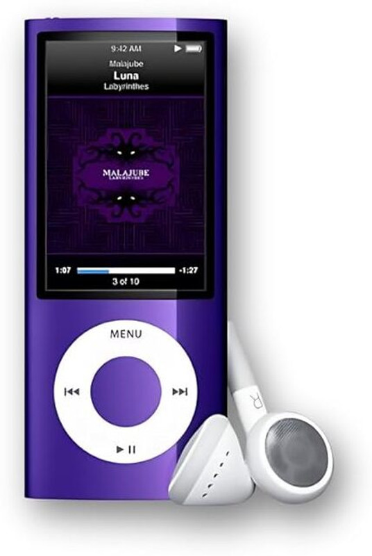DRUMSTONE Portable MP4 Music Player with 1.8-Inch LCD Screen | Lossless Sound MP4 Player(Purple, 2 Display)