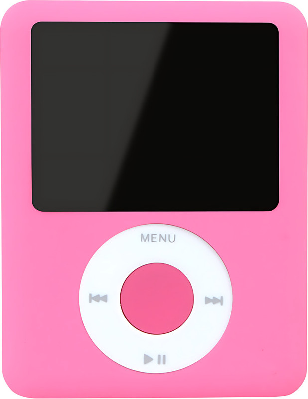 DRUMSTONE Mini Pocket Digital MP3/MP4 E-Book Reading Music Player - 15 Years Warranty MP4 Player(Pink, 1.3 Display)