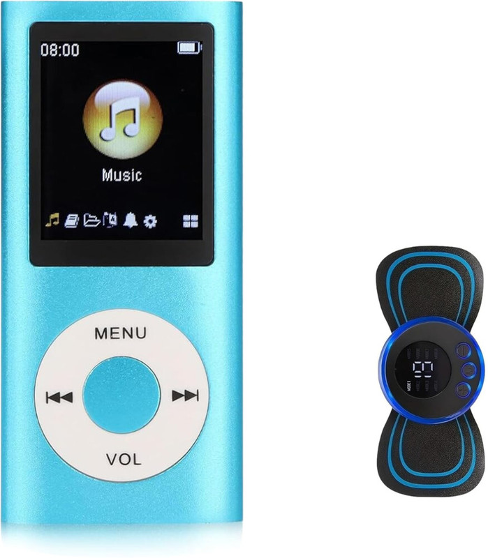 DRUMSTONE Digital MP4 Music Player With Butterfly Massager 4 GB MP4 Player(Blue, 5 Display)