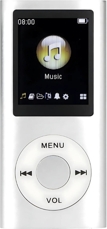 Elevea Portable Mini Mp3/Mp4 Music Player Best Gift for Music Lovers - 15 Year Warranty MP3 Player(Black, 1.2 Display)