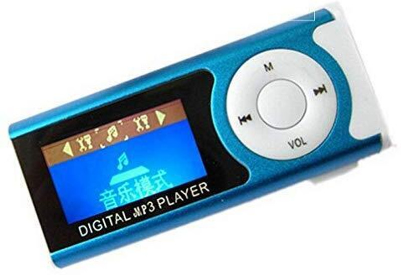 Lipzie Blue Long Digital MP3 Player with Easy-to-Use Interface 8 GB MP3 Player(Blue, 1.5 Display)