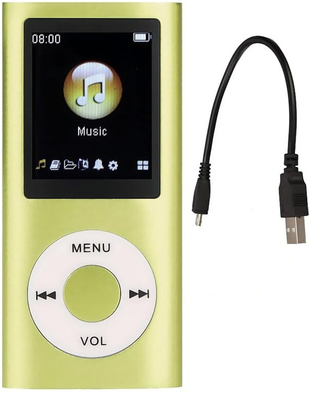 DRUMSTONE Portable 1.8 Inch Digital MP4 Lossless Sound Music Media Player 15 Year Warranty MP4 Player(Green, 1.8 Display)