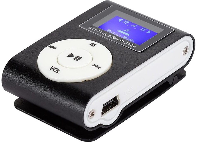 Lipzie 43ABG21.Black.Mini.Digital.MP3.Player 2 GB MP3 Player(Multicolor, 2 Display)