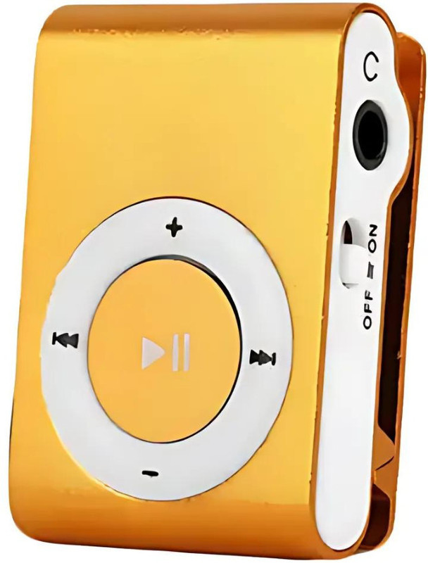 DRUMSTONE HiFi Lossless Sound Mini Pocket MP3 Music Player - 15 Years Warranty MP3 Player(Orange, 0 Display)