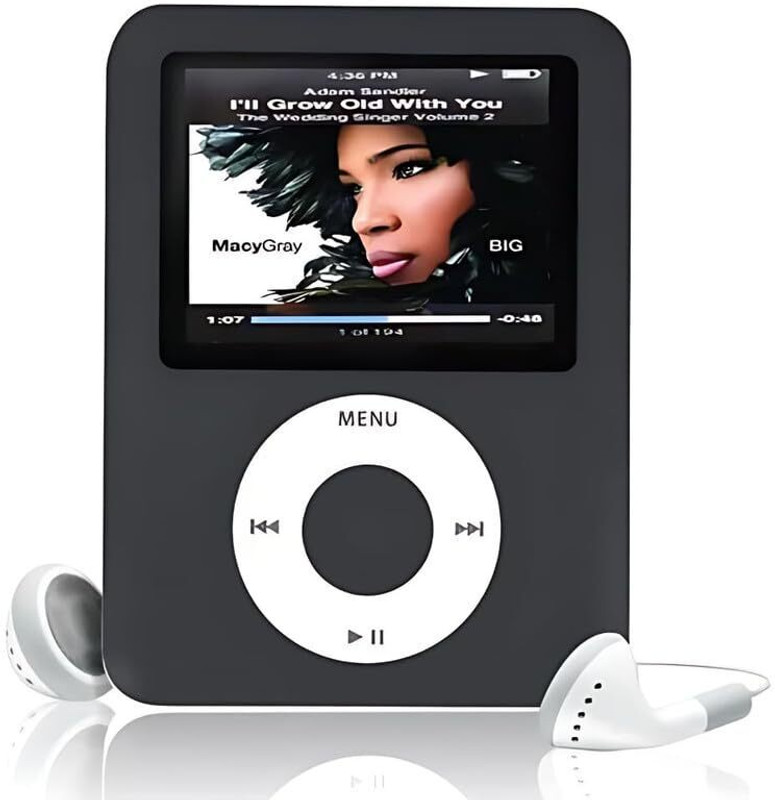 Lipzie MP4 Digital Player, Audio/Video, FM Radio, E-Book, TF Card, 16GB Storage 16 GB MP4 Player(Black, 2 Display)