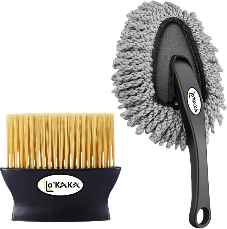 LaKAKA 1 - Small Duster, 1 - Multipurpose Brush Combo