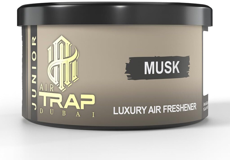 AIR TRAP Luxury Organic Wood-Based Car Air Freshener Junior Long Lasting (Musk) Combo
