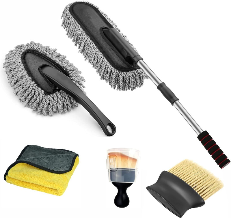 Bizbee 1 x Car Duster 1 x Small Car Duster, 2 x Car Brush 1 x Car Cloth 1 x Combo