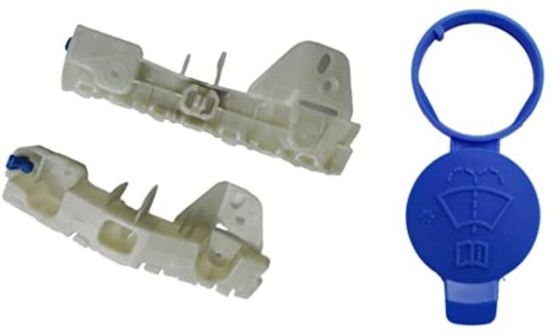 My IND 1 SET FRONT BUMPER BRKET, 1 PIC WINDSHIELD WIPER BOTTLE CAP Combo