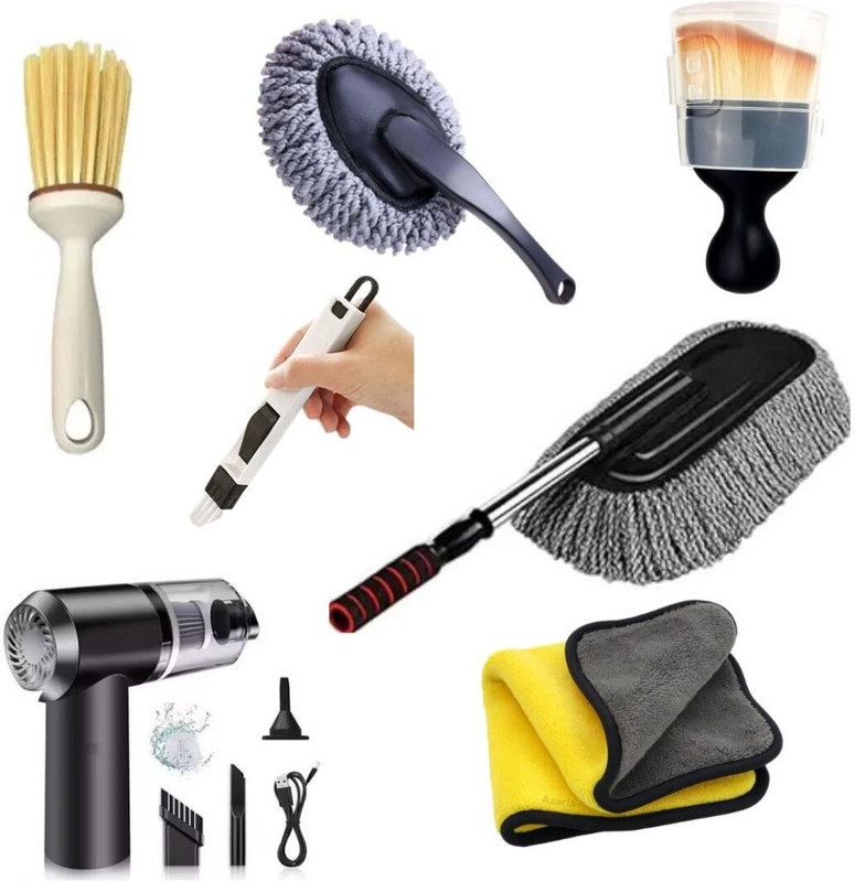 khushmogalhub 7-in-1 Car Cleaning Kit, here’s the correct Package Contents Combo