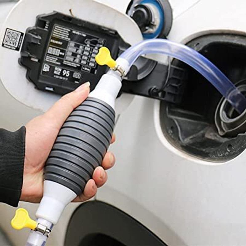 Gabani fashion Portable Fuel Delivery Pump Hand Squeeze Siphon Gasoline Pump Brake Vacuum Pump