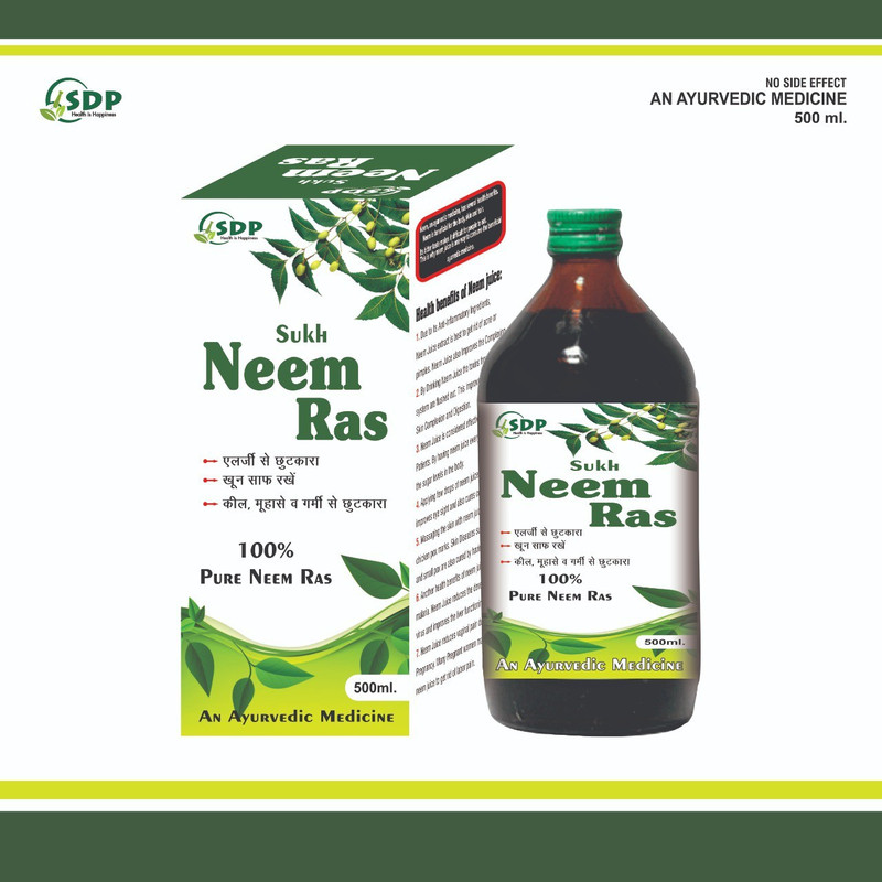 SukhDarshan Sukh darshan Neem Ras Suagr Free - 500ml(500 ml)