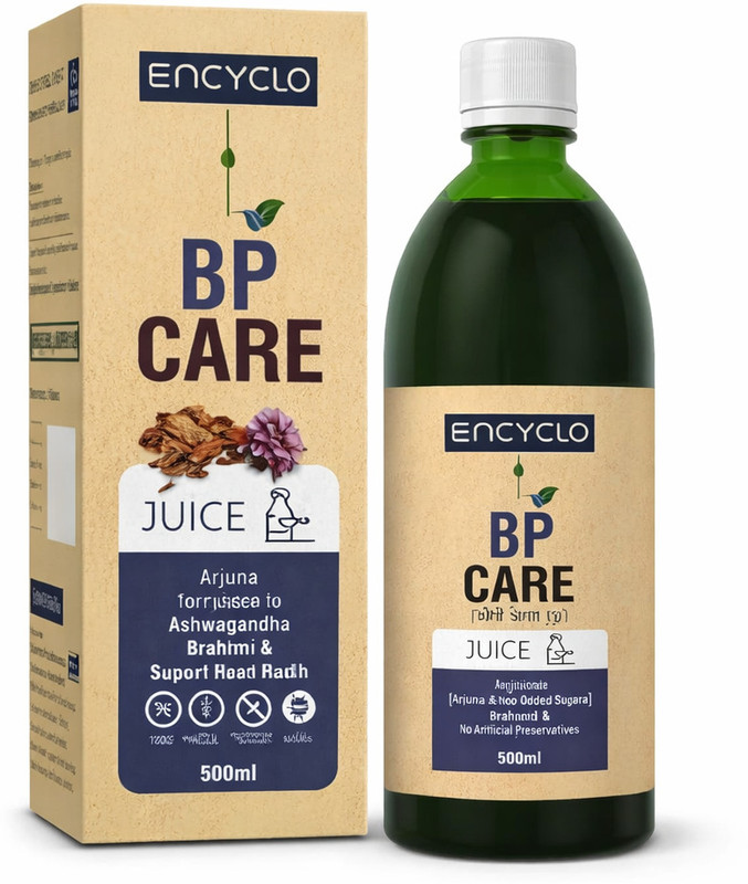 Encyclo BP Care Juice - 100% Ayurvedic Juice to Support Healthy Blood Pressure Levels(500 ml)