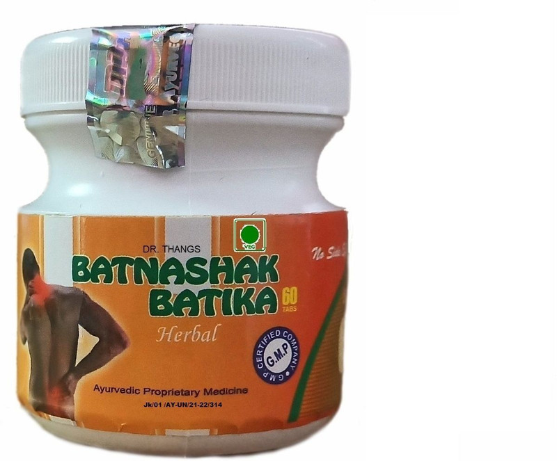 DR. THANGS Batnashak Batika Pack of 1 | 60 Tablets in Each Pack(60 Tablets)
