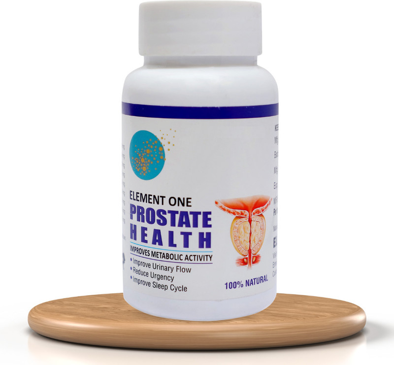 ELEMENT ONE Prostate Health Vegetarian Tablet with Saw Palmetto,Cranberry, Gokhru & Curcumin(60 Tablets)
