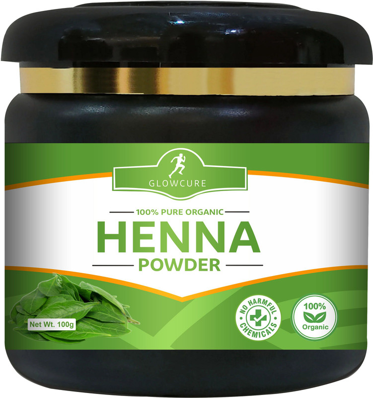 GLOWCURE Henna Powder For Hair & Hand |Used For Hair Conditioning And Nourishing(100 g)