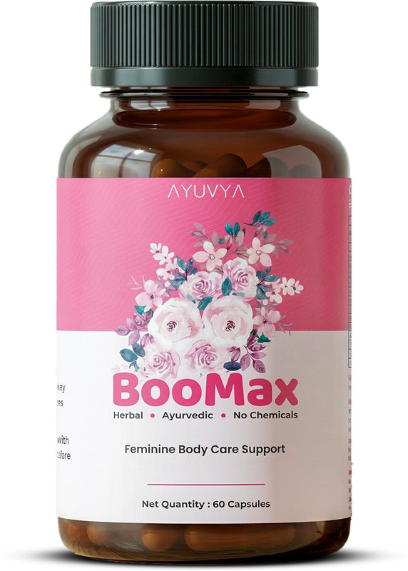 Ayuvya Boomax Ayurvedic Capsules for Women’s Wellness(60 Capsules)
