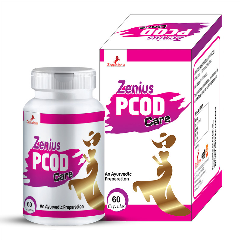 Zenius Pcod Care Capsule for Regulates Ovulation and the Period Cycle.(60 Capsules)