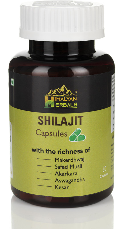 Himalyan Herbals Shilajit Capsules| Booster Supplement 30 Capsule(30 Capsules)