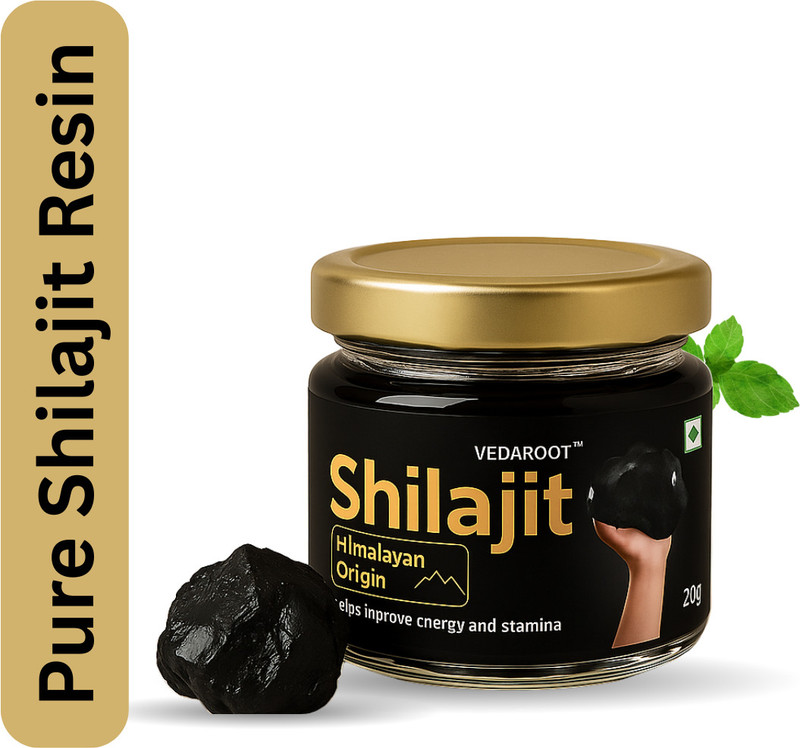 Kapiva Himalayan Shilajit Resin 30g |Rich in Fulvic Acid|For Strength(Pack of 2, 60 g)