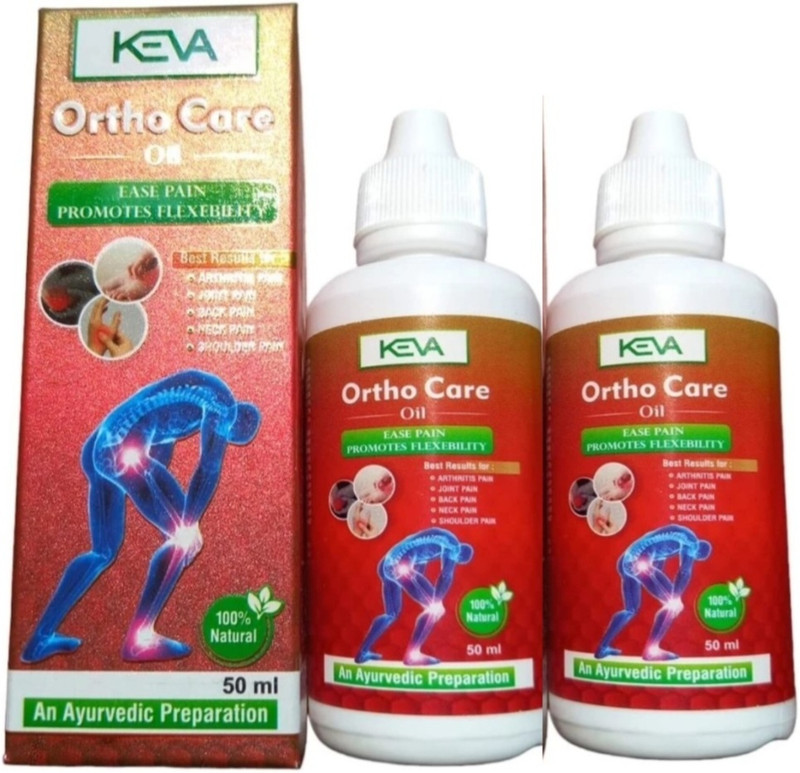 KEVA Ortho Care Oil Joint Pain Relief Ayurvedic Oil(Pack of 2, 100 ml)