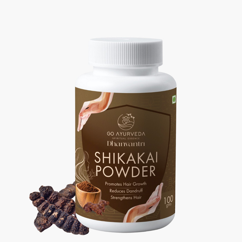 Go Ayurveda Herbal Shikakai Powder for Hair – 100g | Natural Hair Pack(100 g)