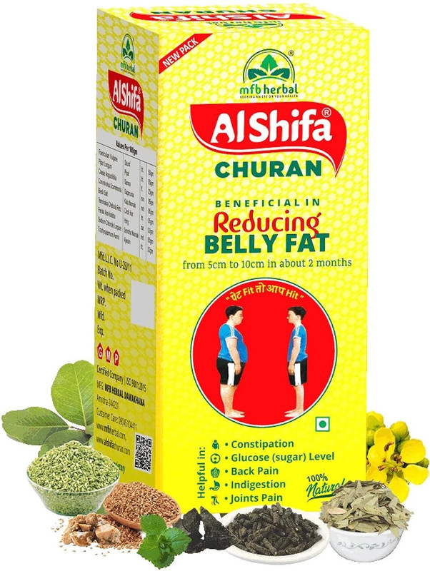 Alshifa Churan (Constipation)(Pack of 2, 400 g)