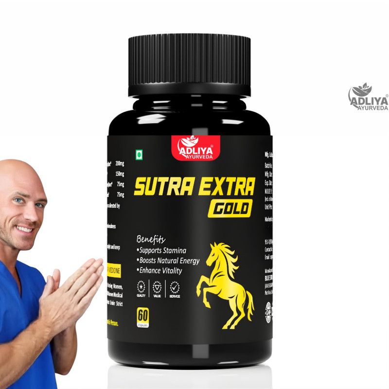 GLOLEY Sutra Extra Gold Orignal Capsules kama Power & Stamina Formula(60 Capsules)