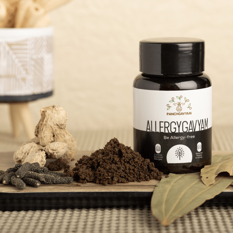 PANCHGAVYAM AllergyGavyam Granules| Medicine for Rashes and Itching(90 g)