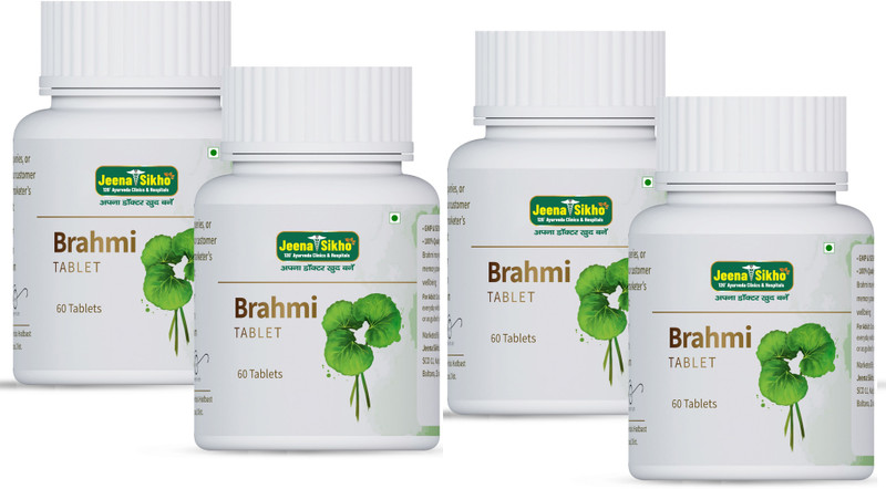 Jeena Sikho Brahmi Tablet | Supports Mind Wellness & Boosts Memory(Pack of 2, 120 Tablets)