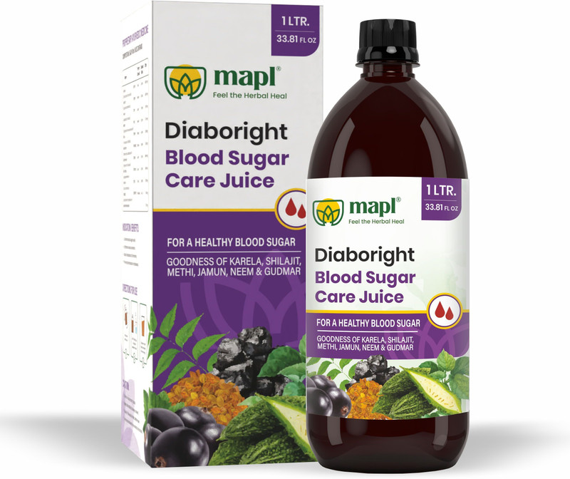 MAPL Diabic Care Juice Diaboright ,Helps Blood Sugar Management & Boosts Metabolism(1000 ml)