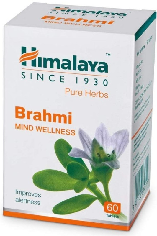 HIMALAYA Brahmi Mind Wellness (1 Pack, 60 Tablets)(60 Tablets)